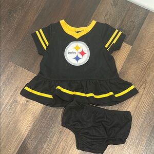 5 for $20 || Steelers Baby Outfit with Skirt and Bloomers